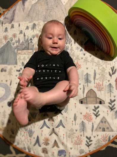Social Justice Hustle Baby Onesie