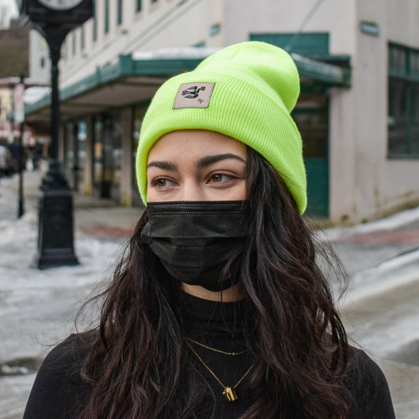 KP Beanie: Neon Yellow