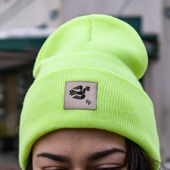 KP Beanie: Neon Yellow