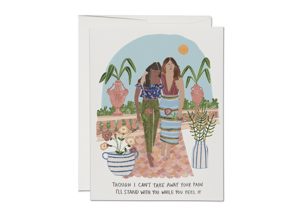 Stand With You Sympathy Card