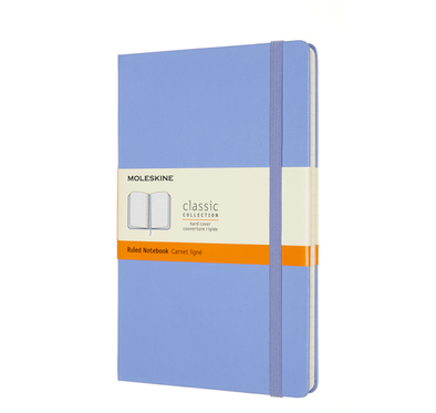 Large Hydrangea Blue Moleskine Notebook