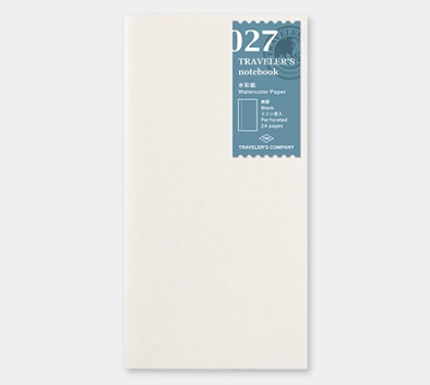 027 Traveler's Refills: Watercolor Paper
