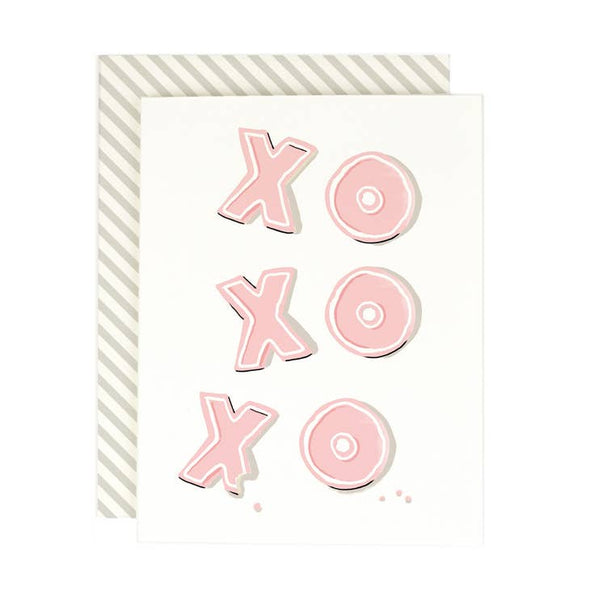 XO Valentine Cookies Card