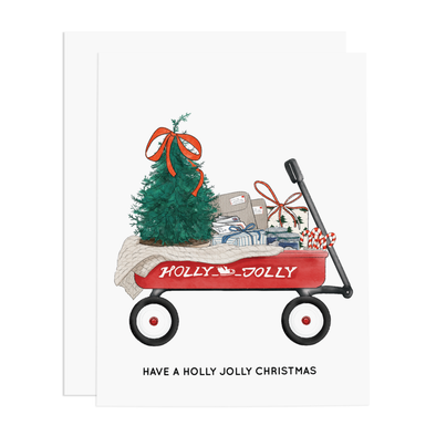 Christmas Wagon Card