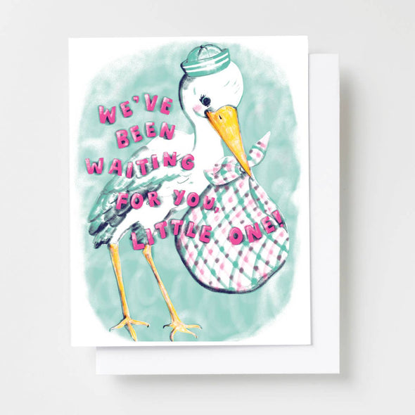 Waiting for You, Little One Risograph Card