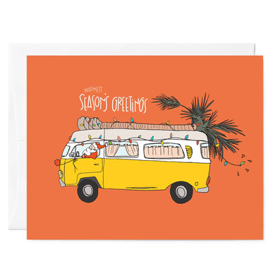 Beach Santa | Holiday Greeting Card