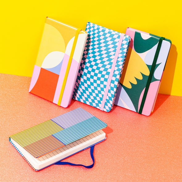 Pattern Hardcover Notebook in Lines