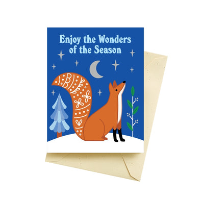 Fox Scene Holiday Card