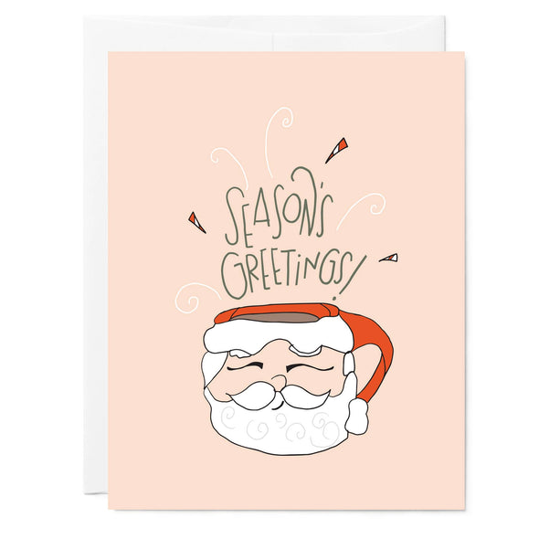 Santa Mug | Holiday Greeting Card
