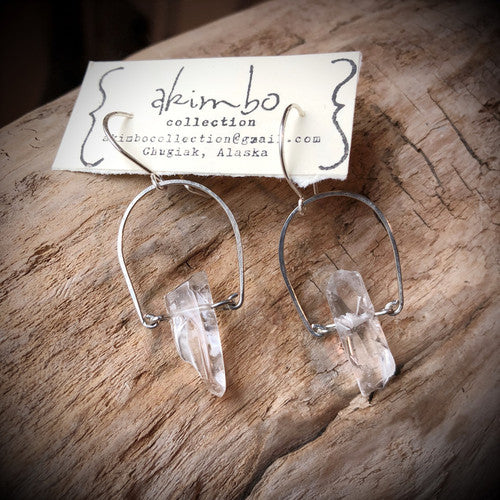 Springtime Fern Drop Earrings (Petite)
