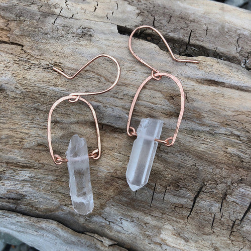 Springtime Fern Drop Earrings (Petite)