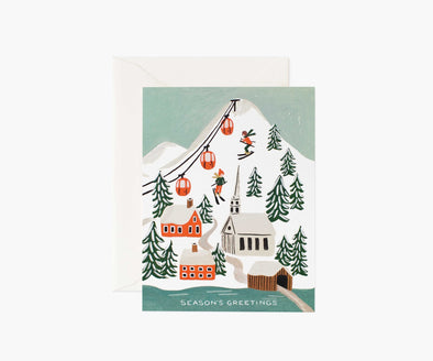 Holiday Snow Scene Card