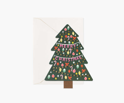 Christmas Tree Card Set of 8