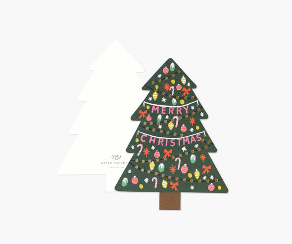Christmas Tree Card Set of 8