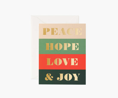 Peace and Joy Card