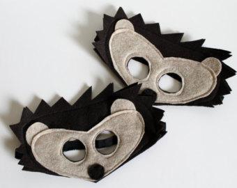 Felt Hedgehog Mask