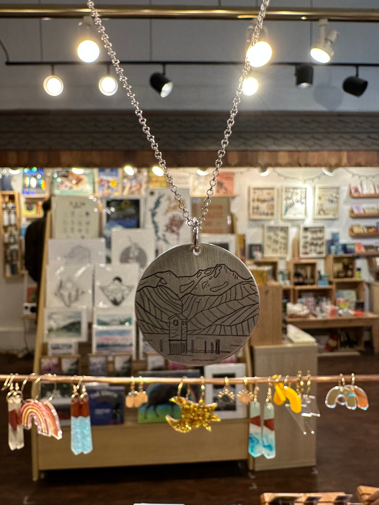 Juneau Pumphouse Round Necklace