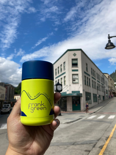 12oz Kindred Mountain Thermos - Neon Yellow
