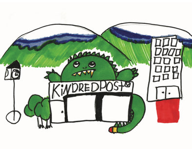 Postcard: Kaiju ❤️ Kindred Post