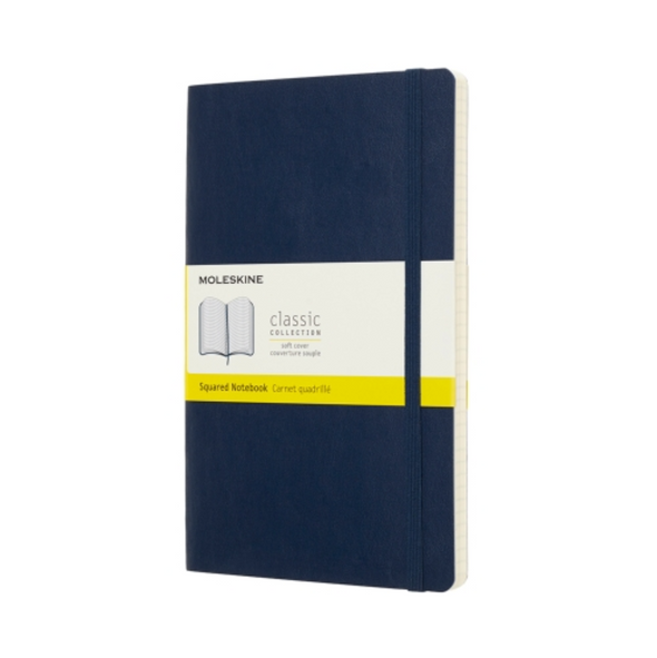 Large Sapphire Blue Moleskine Notebook