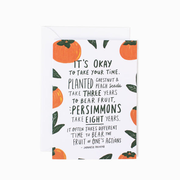 Be a Persimmon Card