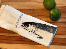 Dungeness/Salmon Floursack Towels