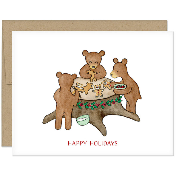 Ginger Bread Bears Card