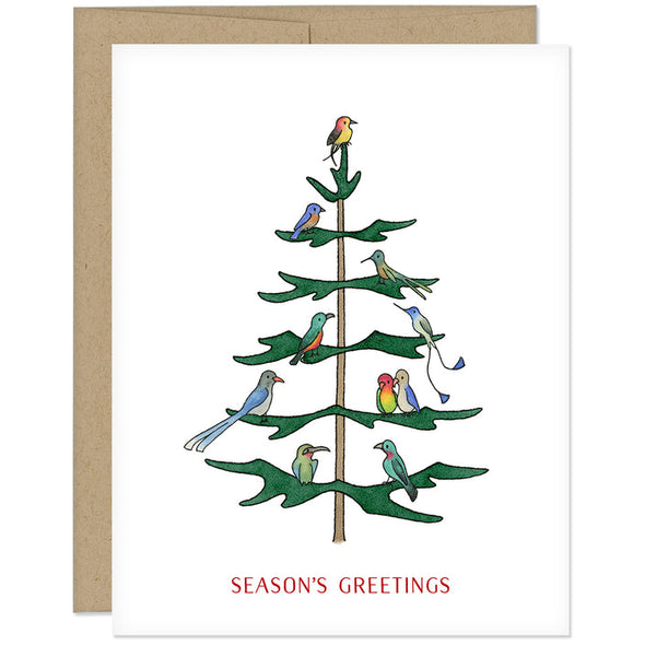 Holiday Birds Card
